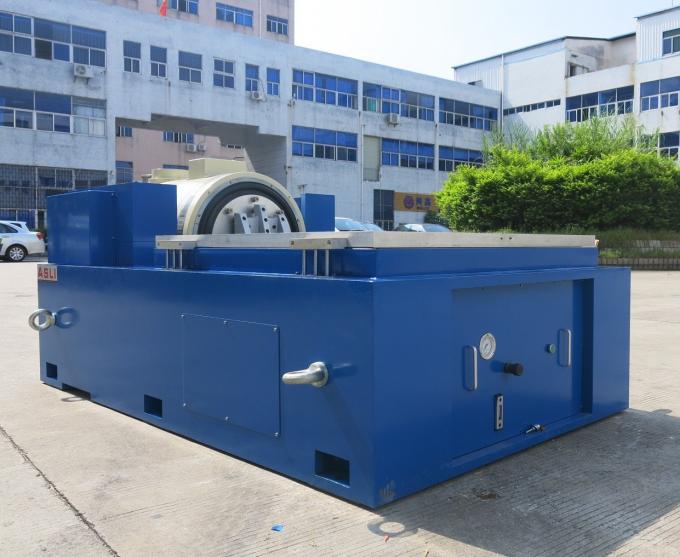 High frequency random vibration testing equipment — front view of vertical and horizontal shaker system